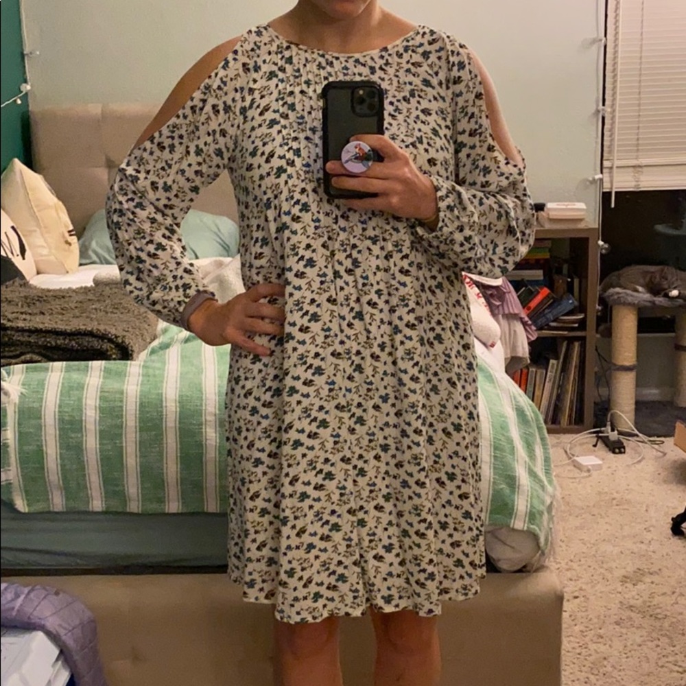 Old Navy Blue Floral Dress